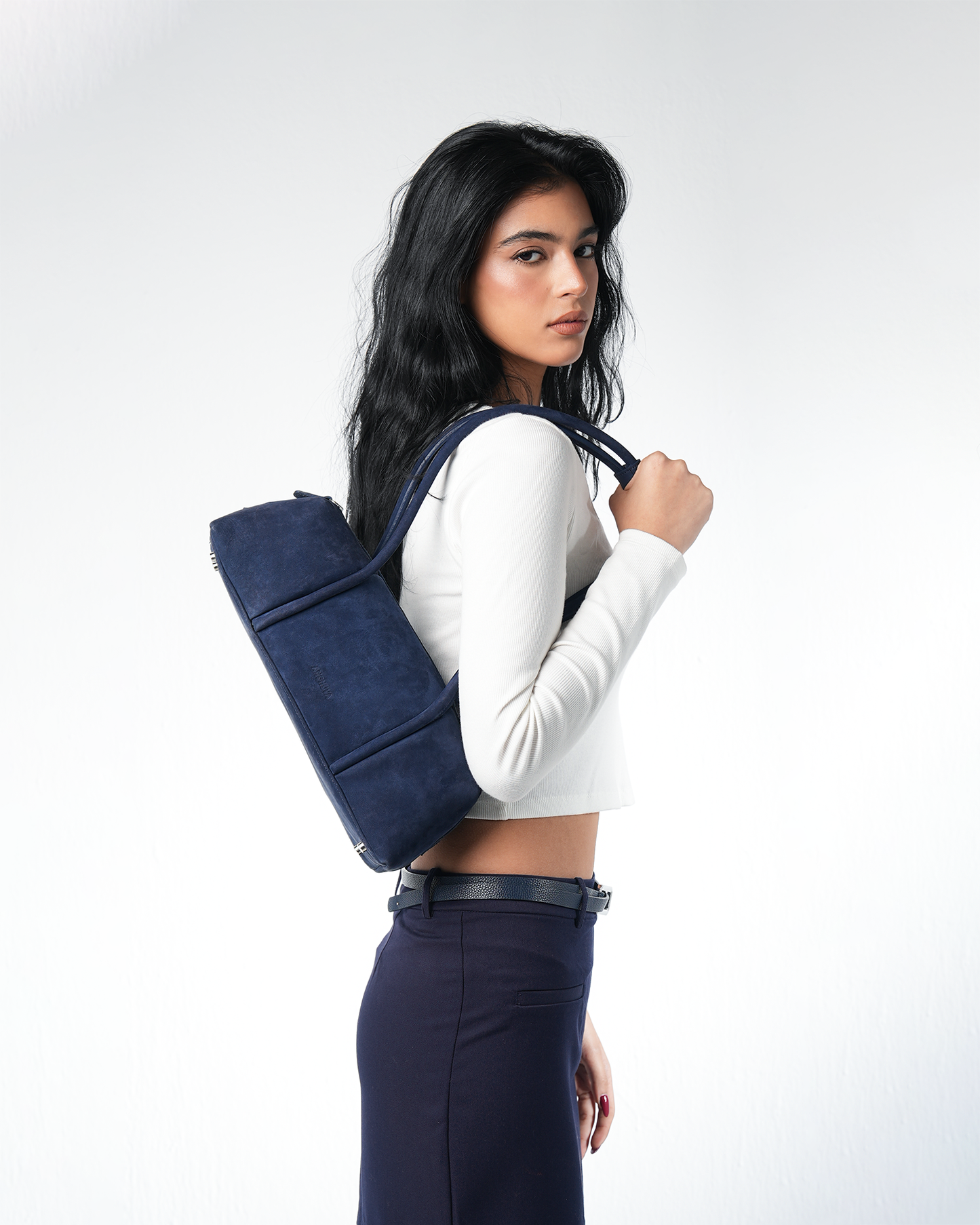 FLEMING IN BLUE NAVY SUEDE
