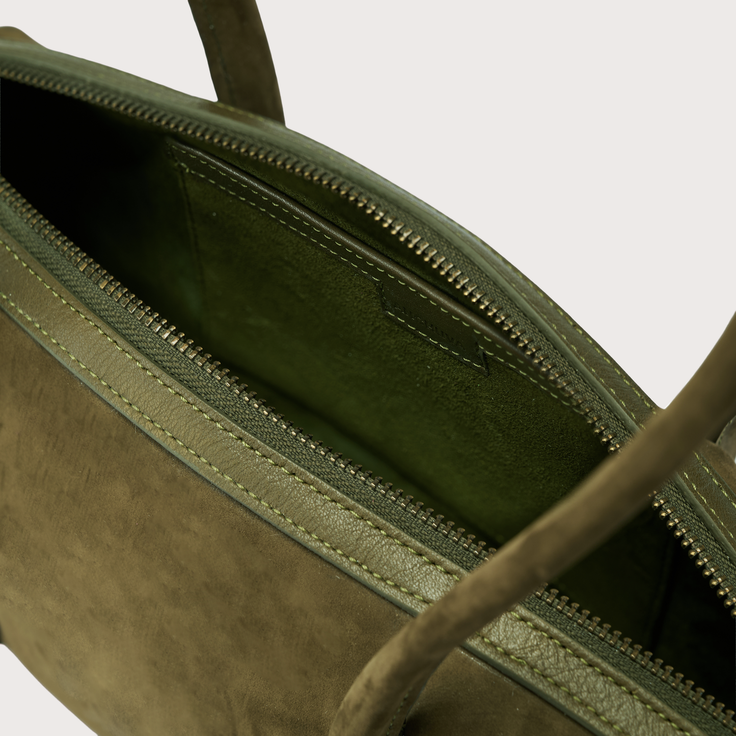 FLEMING IN OLIVE SUEDE