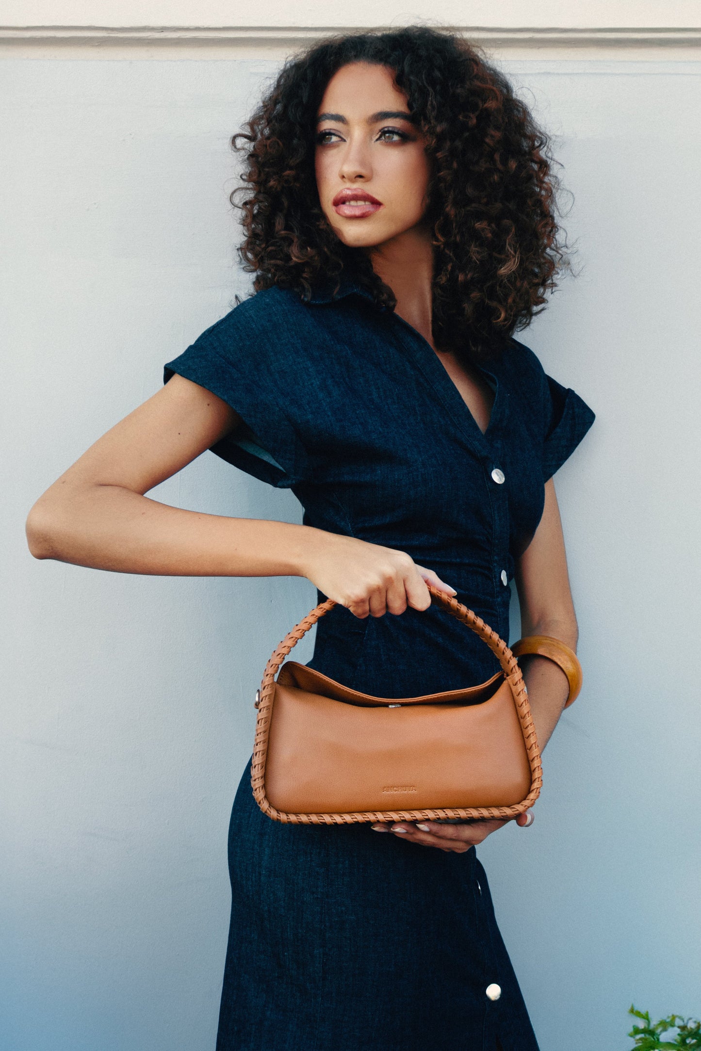 CECIL IN SMOOTH CAMEL NAPPA