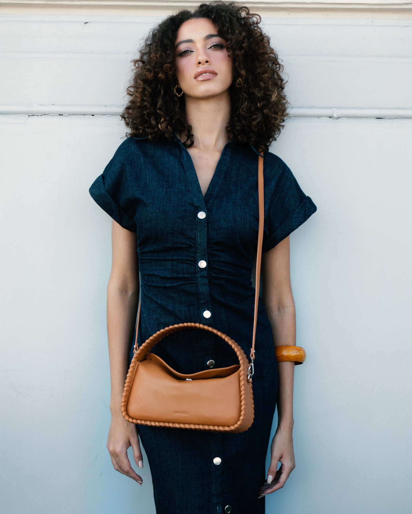 CECIL IN SMOOTH CAMEL NAPPA