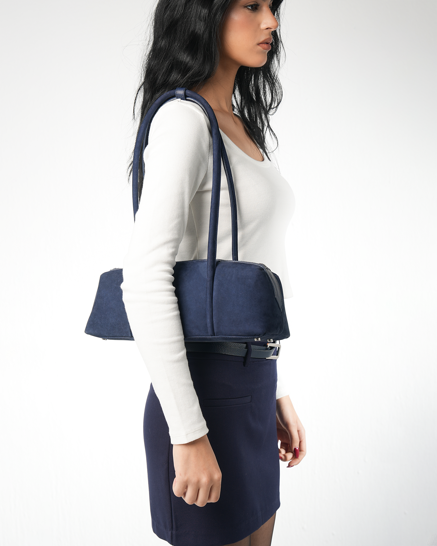 FLEMING IN BLUE NAVY SUEDE